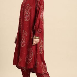 High-low Kurta Set For Beautiful Wearing