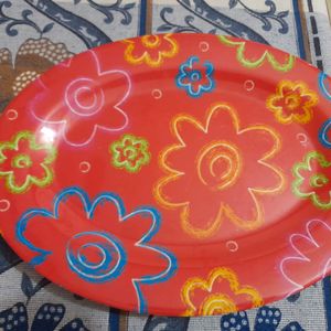 Oval Shape Serving Plates ( 2 Pieces)