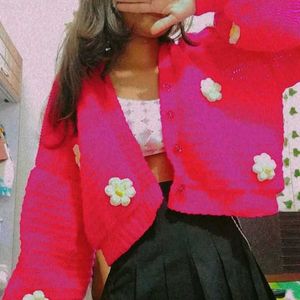 Pink Cardigan