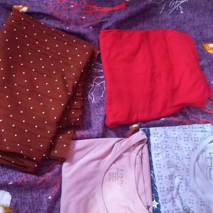 Combo Of Various Clothes Tshirt Plazzo