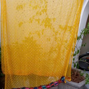 Yellow Dupatta New