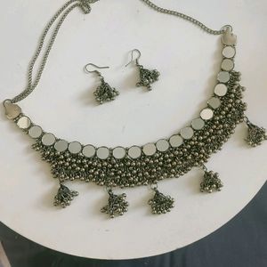 Oxidised Jewellery Set Hardly 2-3 Times Use