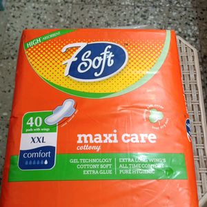 7 Soft Sanitari Pad XXL Cottony 40piece.