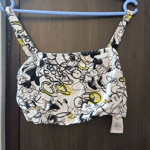 ONLY Mikey Mouse Collab Bralette