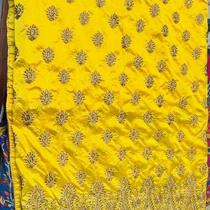 Chanderi Silk (all Over Stone Work)