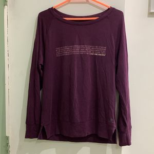 Purple Full sleeve top