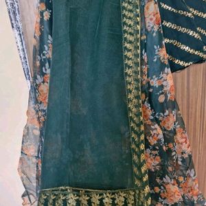 Organza Lehenga Choli With Dupatta