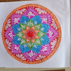 Zentangle Artwork And Mandala Art