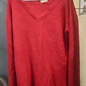 Red Sweater Everything Is Cheap Price