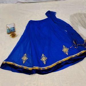 Anarkali Suit With Skirt For  Girls