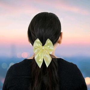 Shimmer Bow Hair Clip