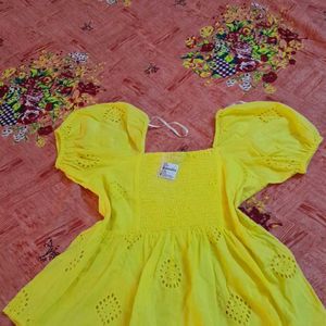 Yellow Crop Top 50%Off