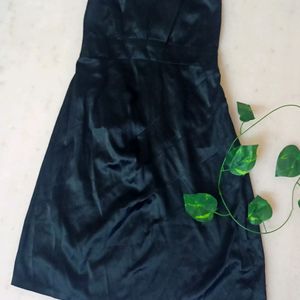 Black Satin Dress