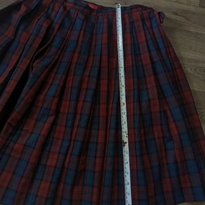 Check Korean Skirt