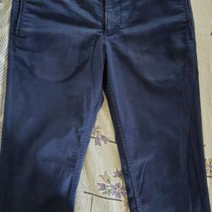 Levi's Navy Blue Trouser For Men