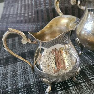 Antique Brass Tea Set