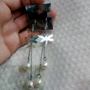 silver earrings