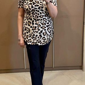 H&M Animal Print Top