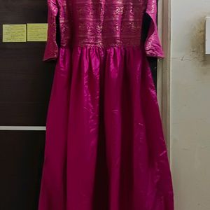 Aurelia Pink Beutiful Silk Kurta