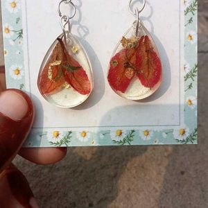 Hand made  resin earing