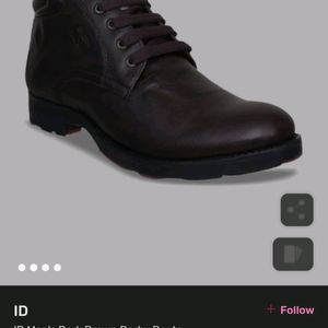 ID Men's Dark Brown Derby Boots