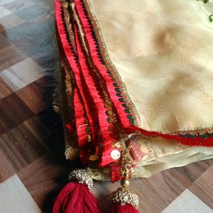 Golden Saree Karwa Chauth Specia No Coin