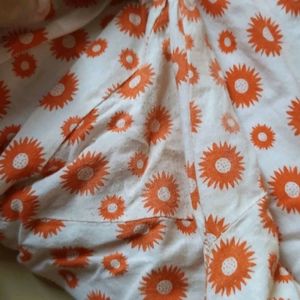 Orange Kurta Set