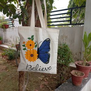 New Butterfly Believe Tote Bag