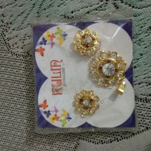 Earrings And Neck Charm Sets