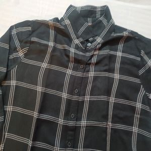 Black Check Shirt