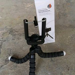 Portable Mini Octopus Tripod Stand with Phone Hold