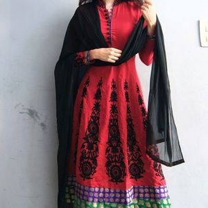 Beutiful Anarkali Frock Set