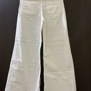 White Flare Pant