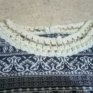 Pearl Neck Design Top