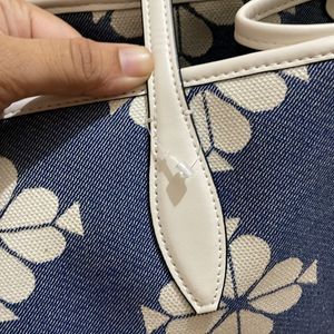 Kate Spade Market Tote flower Denim Bag