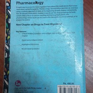 Pharmacology Text Book Of Jones And Barlet