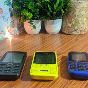 Three Nokia Keypad Phones(Non Working Condition)