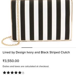 Black & White Clutch/Sling Bag