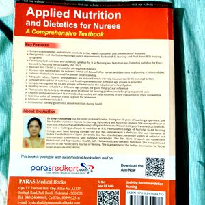 Textbook For Applied Nutrition & Dietetics BSC NSG