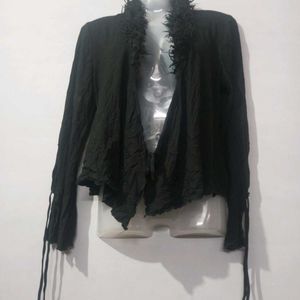 Very Beautiful Black Shrug Jacket