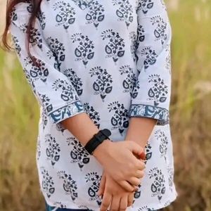 Printed Short Kurti