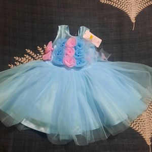 Blue Party Frock