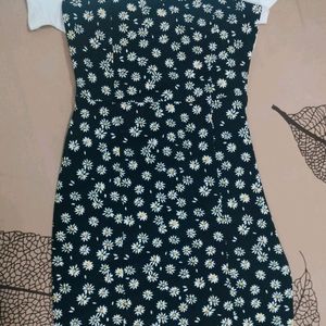 Flower Print Bodycon Dress