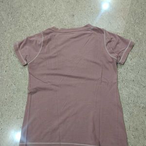 Roadster Mauve Solid T Shirt