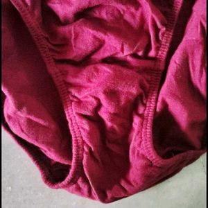 Maroon Cotton Panty