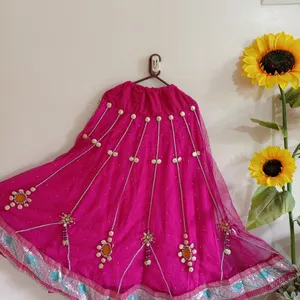 This Is Handmade Beautiful Pink Lahenga .