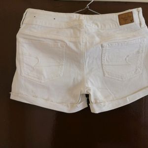 American Eagle White Shorts