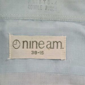 nine a.m. Sky Blue Shirt