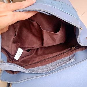 Backpack Cum Handbag In Pretty Pastel Blue Colou