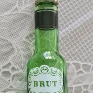 Vintage Empty Faberge Brut mini glass Bottle